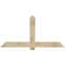 Ekena Millwork Eugene Rough Sawn Timber Gable Bracket, Douglas Fir, 72"W x 36"H x 4"D x 6"F, 12/12 Pitch GBW072X36X0406EUG00RDF - alternate 1